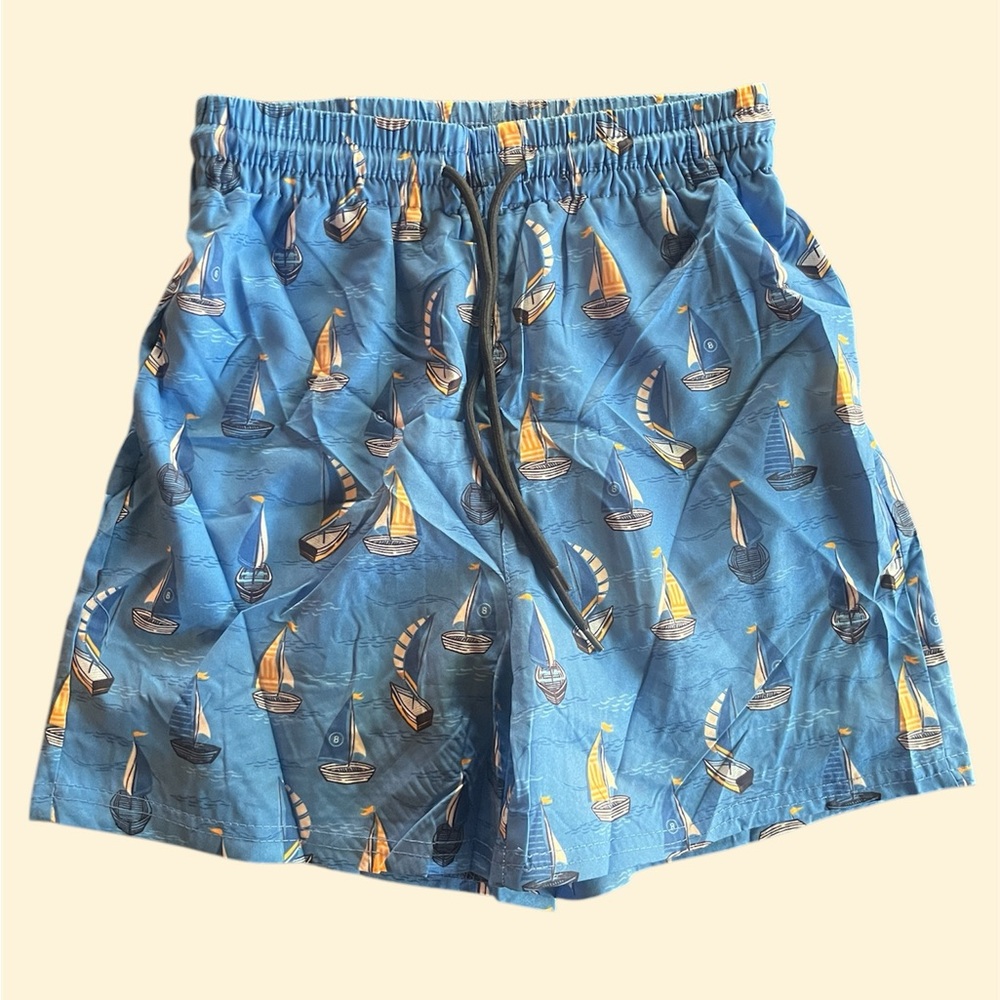 Compression swim trunks